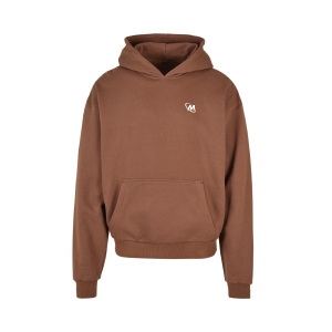 Ultra Heavy 500g Minimalist Hoodie Brown
